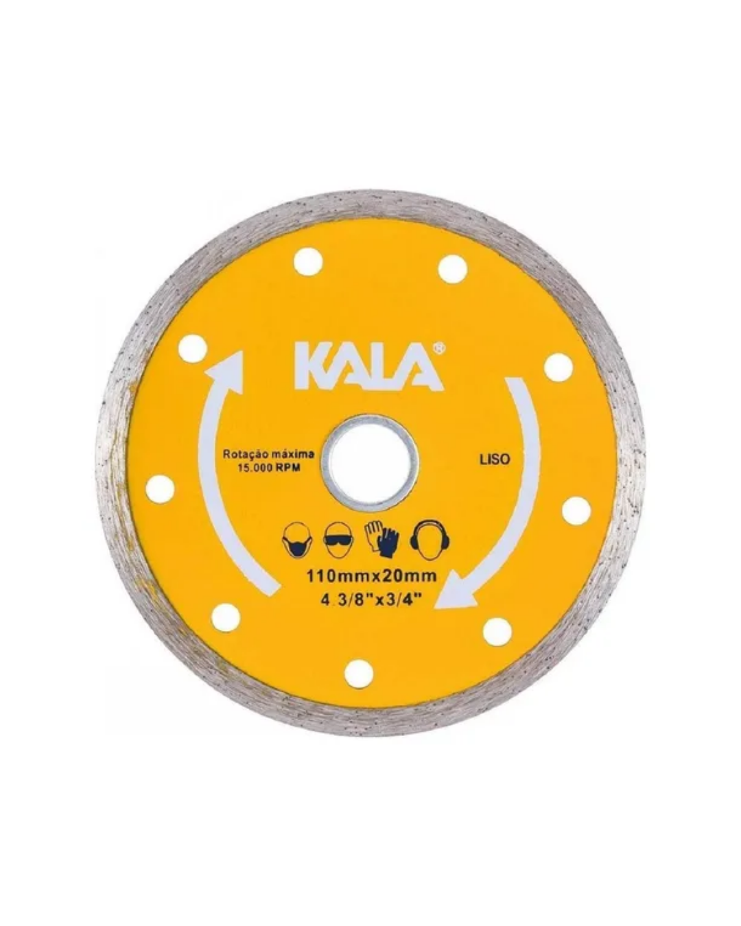 Disco Diamantado Liso 110x20mm – Kala