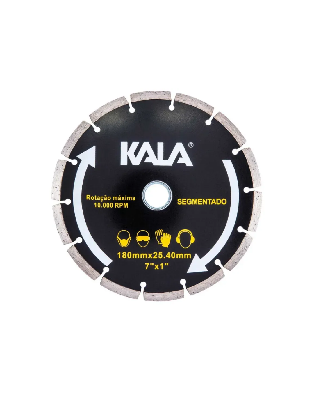 Disco Diamantado Segmentado 180x25,4mm – Kala