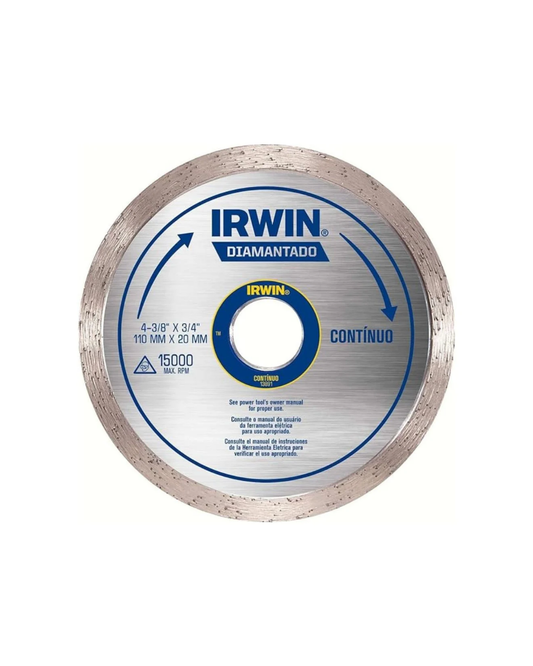 Disco Diamantado Contínuo 110x20mm – Irwin
