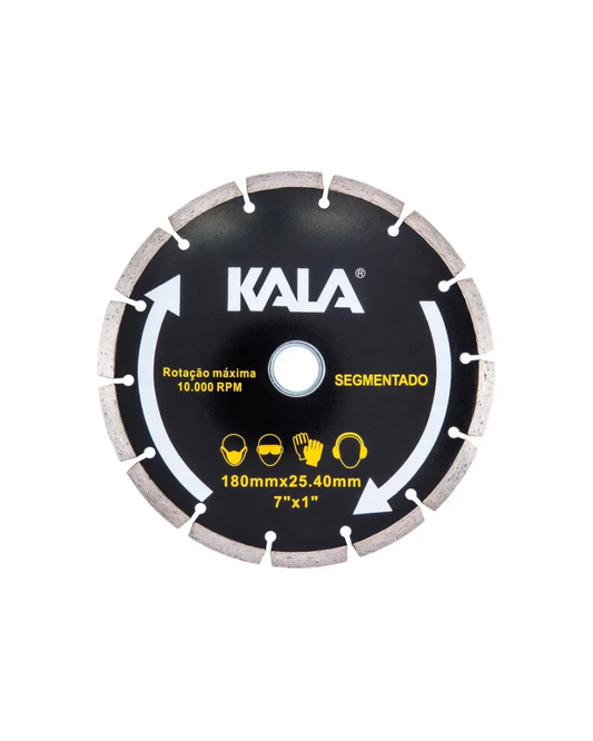 Disco Diamantado Segmentado 180x25,4mm – Kala