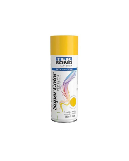 Tinta Spray Uso Geral Amarelo 350 ml – Tekbond