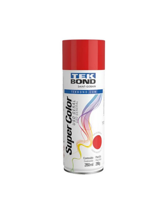Tinta Spray Uso Geral Vermelho 350 ml – Tekbond